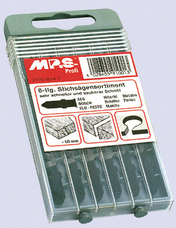 3100BOX1 Decoupeerzaagset – Hout – Box1 – 6-delig – Bosch aansluiting
